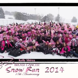 15th Anniversary Kelly Shires Breast Cancer Snow Run