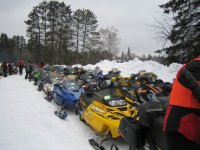 7th Annual 2006 sleds in line up lunch